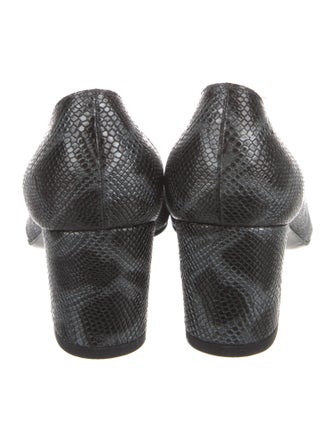 Stuart Weitzman Leather Animal Print Pumps
