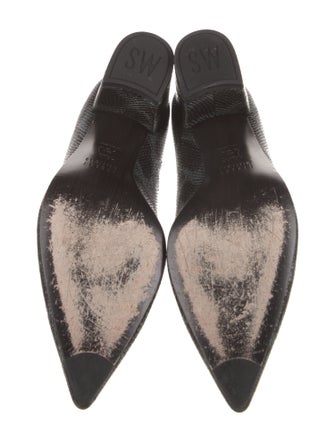 Stuart Weitzman Leather Animal Print Pumps