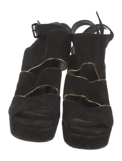 Stuart Weitzman Suede Slingback Sandals
