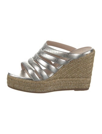 Stuart Weitzman Leather Espadrilles