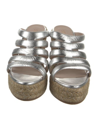Stuart Weitzman Leather Espadrilles
