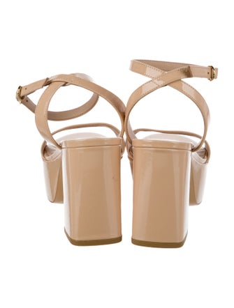 Stuart Weitzman Patent Leather Sandals