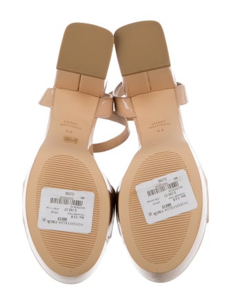 Stuart Weitzman Patent Leather Sandals