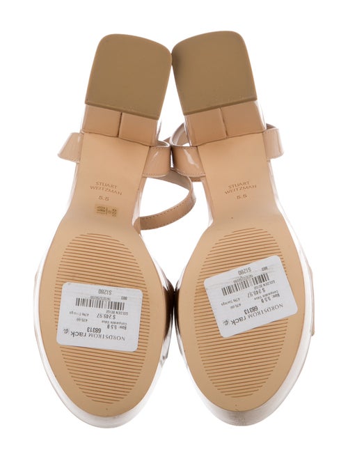 Stuart Weitzman Patent Leather Sandals
