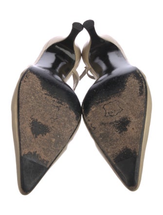 Stuart Weitzman Leather Slingback Pumps