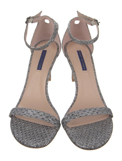 Stuart Weitzman Glitter Glitter Accents Sandals