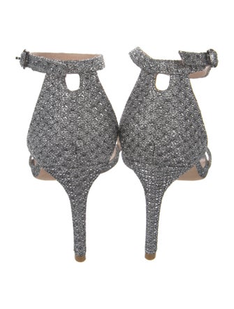 Stuart Weitzman Glitter Glitter Accents Sandals