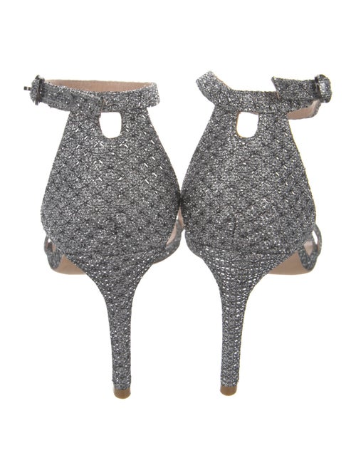 Stuart Weitzman Glitter Glitter Accents Sandals