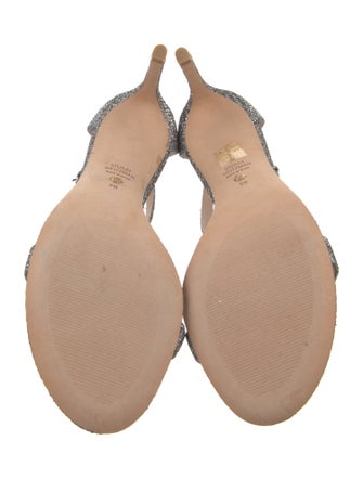 Stuart Weitzman Glitter Glitter Accents Sandals