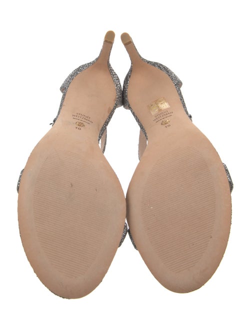 Stuart Weitzman Glitter Glitter Accents Sandals