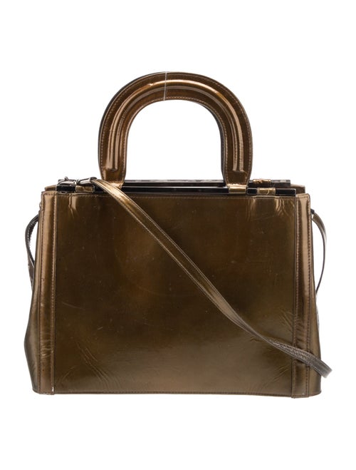 Stuart Weitzman Leather Top Handle Bag