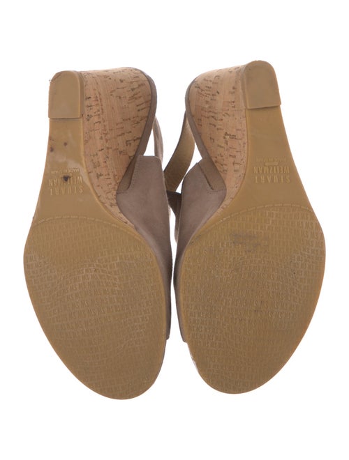 Stuart Weitzman Suede Slingback Sandals