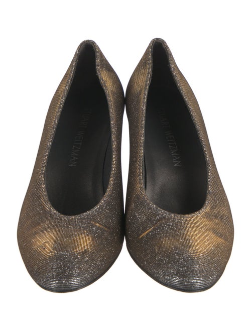 Stuart Weitzman Glitter Accents Pumps