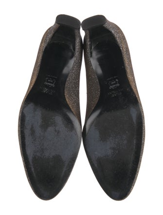 Stuart Weitzman Glitter Accents Pumps