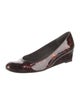 Stuart Weitzman Patent Leather Animal Print Pumps