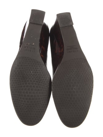 Stuart Weitzman Patent Leather Animal Print Pumps