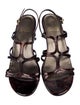Stuart Weitzman Patent Leather Gladiator Sandals