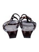 Stuart Weitzman Patent Leather Gladiator Sandals