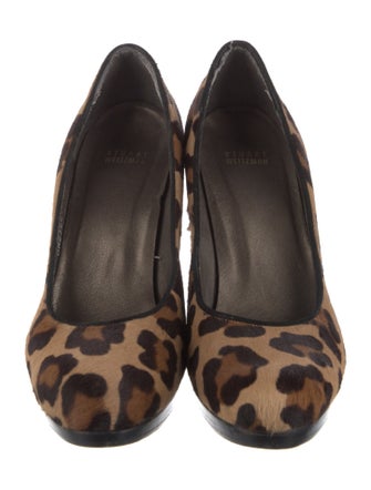 Stuart Weitzman Ponyhair Animal Print Pumps