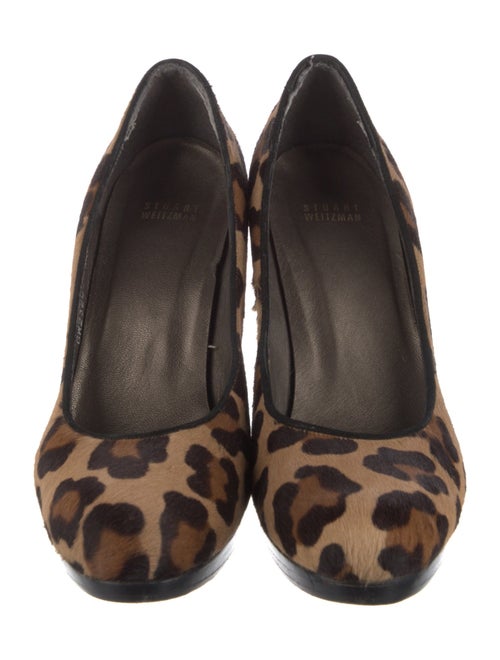 Stuart Weitzman Ponyhair Animal Print Pumps