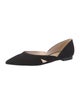 Stuart Weitzman Suede D'Orsay Flats
