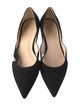 Stuart Weitzman Suede D'Orsay Flats