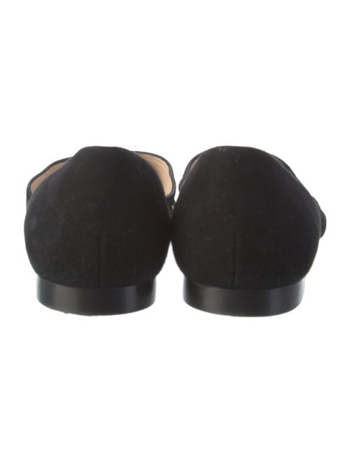 Stuart Weitzman Suede D'Orsay Flats