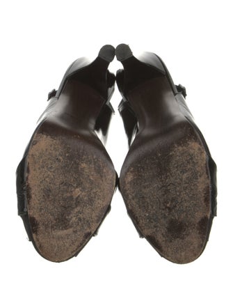 Stuart Weitzman Patent Leather Slingback Pumps