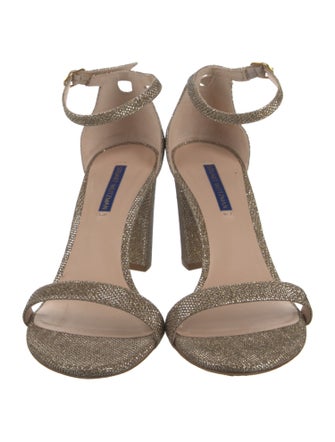 Stuart Weitzman Glitter Glitter Accents D'Orsay Pumps