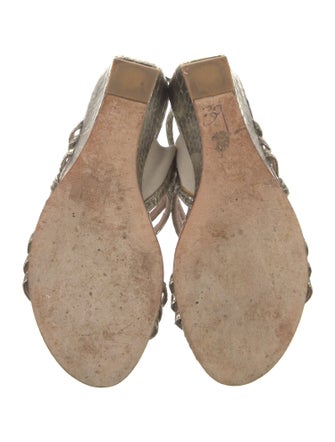 Stuart Weitzman Leather Slingback Sandals