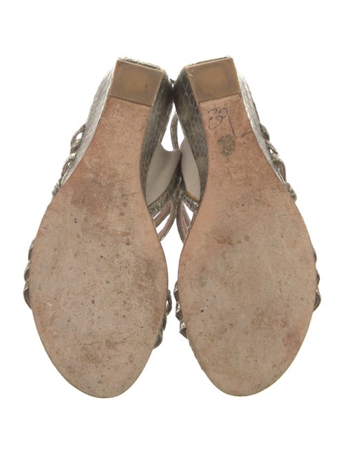 Stuart Weitzman Leather Slingback Sandals