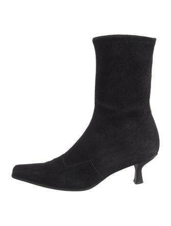 Stuart Weitzman Suede Sock Boots