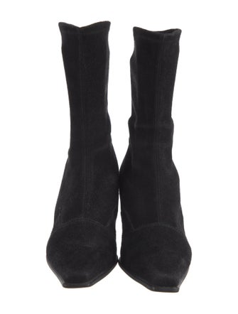 Stuart Weitzman Suede Sock Boots