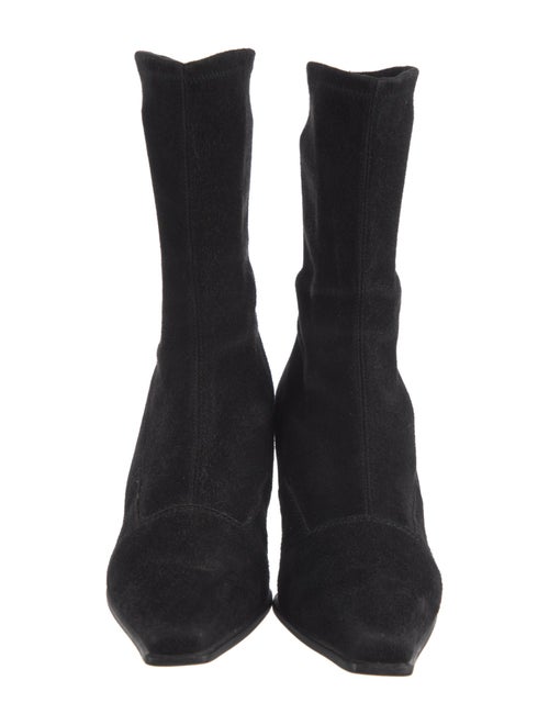 Stuart Weitzman Suede Sock Boots