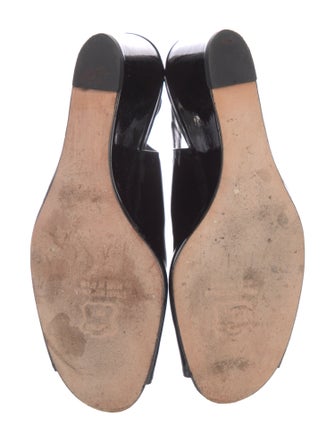 Stuart Weitzman Patent Leather Slingback Sandals