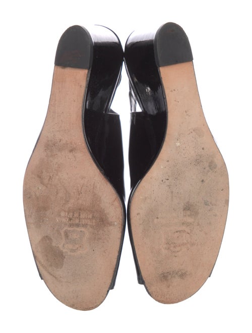 Stuart Weitzman Patent Leather Slingback Sandals