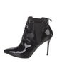 Stuart Weitzman Patent Leather Chelsea Boots