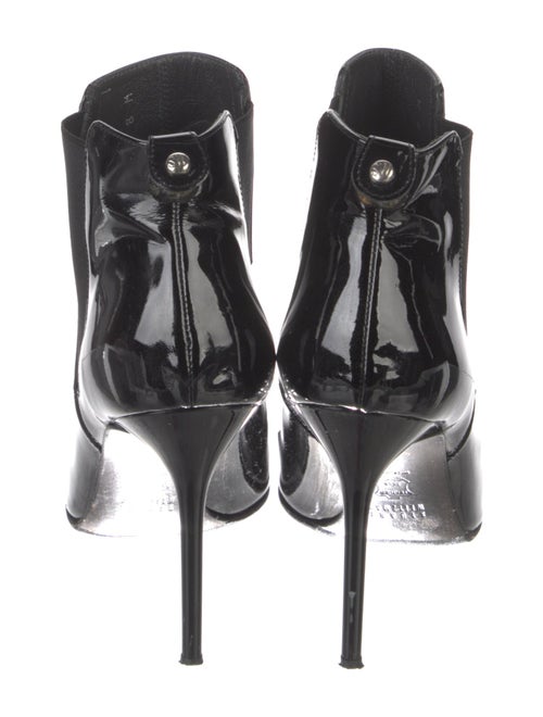 Stuart Weitzman Patent Leather Chelsea Boots