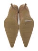 Stuart Weitzman Suede Whipstitch Trim Pumps