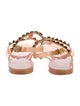 Stuart Weitzman Rubber Studded Accents T-Strap Sandals