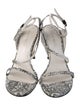 Stuart Weitzman Leather Animal Print Sandals