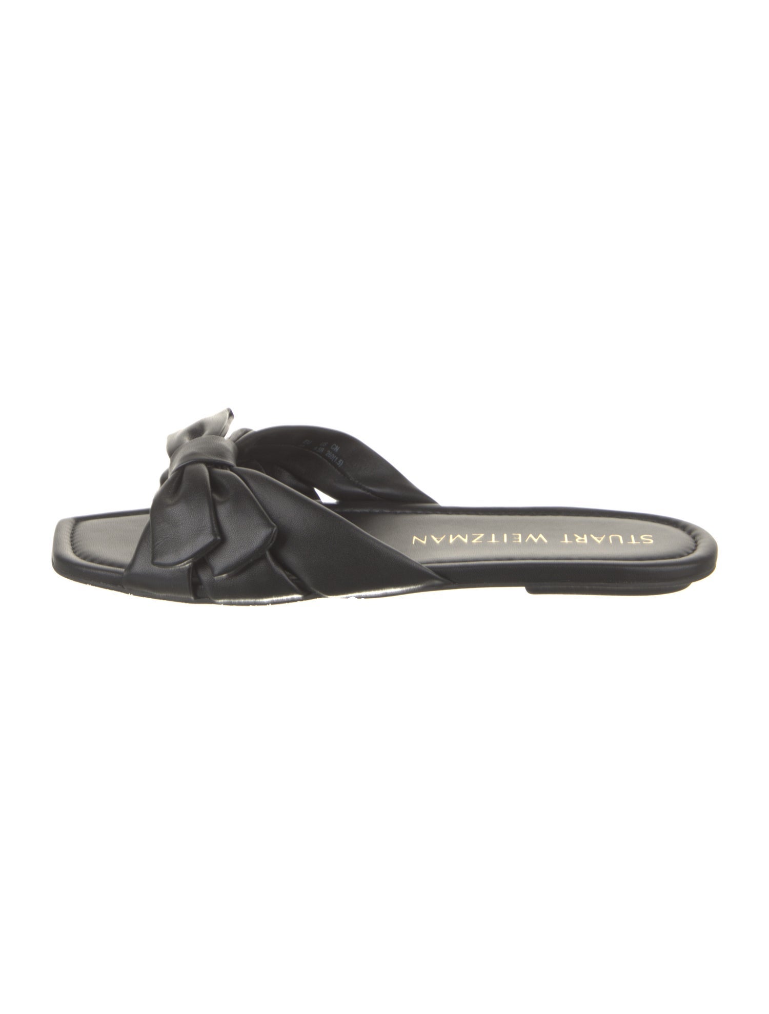 Stuart Weitzman Leather Slides