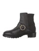 Stuart Weitzman Leather Moto Boots