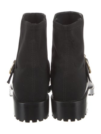 Stuart Weitzman Leather Moto Boots