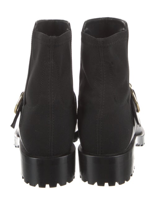 Stuart Weitzman Leather Moto Boots