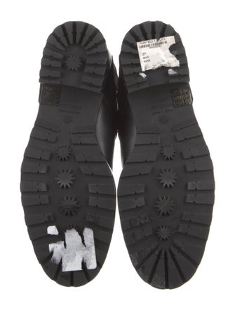 Stuart Weitzman Leather Moto Boots