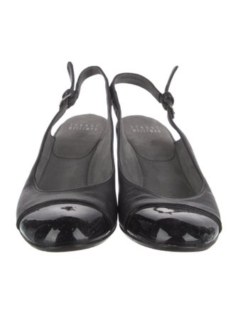 Stuart Weitzman Leather Slingback Pumps