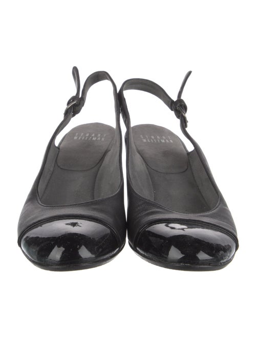 Stuart Weitzman Leather Slingback Pumps