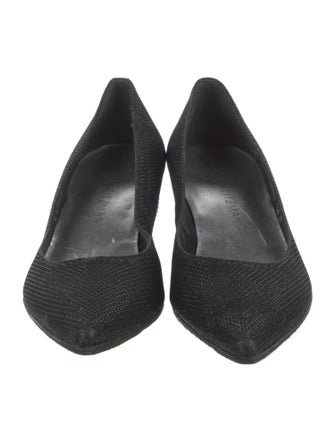 Stuart Weitzman Glitter Accents Pumps