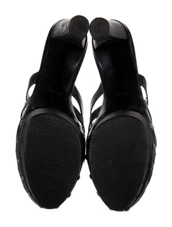 Stuart Weitzman Leather Slides